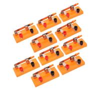 Ipetboom 10pcs Single Pole Single Throw Knife Switch for Physics Laboratory Experiments with Stable Operation and Manual On-off Control, Plastic and Metal Material for Student Group-based