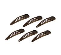 Ipetboom 10pcs Snap Hair Clip Round Tray Design Antique Brass Hair Accessories for Women and Girls Elegant and Chic for Styles