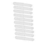 Ipetboom 10pcs Spring Loaded Toilet Tissue Holder Rods Plastic Replacement Paper Roll Spindles Fit for Bathroom Hotel Toilet Paper Roller