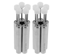 Ipetboom 10pcs Stainless Steel Kitchen Garbage Can Damper Pistons Hydraulic Soft Closing Lid Closers for Trash Bin Accessories Weatherproof Buffer Replacement for Cabinets and Space Bins