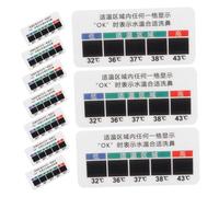 Ipetboom 10pcs Strips for Saline Measurement Accurate Liquid Stickers for Nose Rinsing Bottles Easy Adhesive Design for