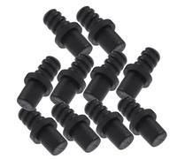 Ipetboom 10pcs Toilet Brush Connector Threaded Tips Sturdy Replacement for Easy Maintenance Compatible Various Toilet Brush Heads Essential Bathroom Accessories