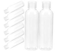 Ipetboom 10pcs Travel Bottle Travel Container Pet Plastic 200ml Flip Cap Leak-proof for Shampoo Shower Gel Business Trip Camping Family Friends