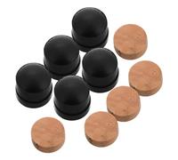 Ipetboom 10pcs Trombone Water Key Repair Kit with Valve Cork Pads and Slide Rubber End Bumpers Leak Prevention Pads for Trombone Instrument Maintenance Easy Installation with Support Rubber