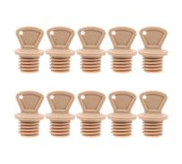 Ipetboom 10pcs Universal Hot Water Bottle Plugs Rubber Replacement Leakproof Stoppers for Winter Bed Warming Cold Weather Accessory
