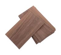 Ipetboom 10pcs Walnut Wood Veneer Sheets for DIY Projects, Thin Wood Sheets with Refined Texture and Consistent Thickness, Easy to Engrave Unfinished Woodcraft Material for Beginners