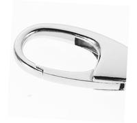 Ipetboom 10pcs Zinc Alloy Swivel Buckles Metal Clasps for DIY Key Rings Bag Straps Belt Clips Backpack Hooks Silver Inner