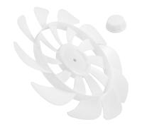 Ipetboom 12 Inch Replacement Fan Blade for Floor and Standing Fans White Plastic Material with Powerful Cooling Performance and Stable Operation for Indoor Use