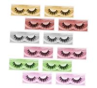 Ipetboom 12 Pairs False Eyelashes Natural Vivid Eyelashes for Stage Performance Grafting Tool Voluminous Cluster Lashes Kit for Everyday Wear