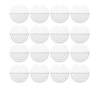 Ipetboom 120pcs Hair Perm Care Pads Heat Shield Guards for Hair Extension Styling Accessories during Glue Application Professional Salon Supplies