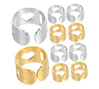 Ipetboom 120pcs Heart Hollow Braid for Women Lightweight Silver and Gold Dirty Braid Jewelry Comfortable Hair Accessories Styling