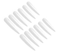 Ipetboom 120PCS Long False Nail Tips 12PCS per Pack 10 Packs Nail Art Salon for DIY Manicure and Stage Use