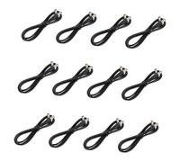 Ipetboom 12pcs Anti-skid Guitar Pedal Power Cable for Stage Performance and Practice