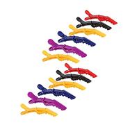 Ipetboom 12pcs Butterfly Clips for Hair Tiny Hairdressing Alligator Clips Salon Accessories Hold Curls Easy to Open