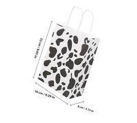 Ipetboom 12pcs Candy Storage Pouches with Cow Grain Pattern Packaging Pouches for Party Favors Birthday Holiday and Shower Presents Lovely Cow Print Treat Bags for Adults
