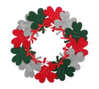 Ipetboom 12pcs Christmas Money Holder Wallets with Four Leaf Clover Design Red Green Gray Purse for Men Business Card Bag Festive Cash Envelope Family Party
