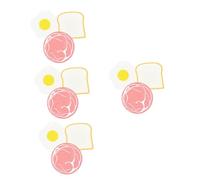 Ipetboom 12pcs Creative Reusable Cleaning Sponge Cute Toast and Ham Design for Effortless Dish and Kitchen Cleaning for Pots Pans