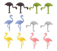 Ipetboom 12pcs Flamingo Silicone Wine Glass Tags Reusable Drink Markers Charms for Cocktail Stemware Tropical Party Decor for Christmas Halloween Weddings and Summer Gatherings