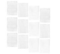 Ipetboom 12pcs Hollow Nail Art Stencil Stickers Set - Chinese Lantern Lucky Ingot Patterns - Nail Design Cutout Templates for Festival Manicure and Party Decoration