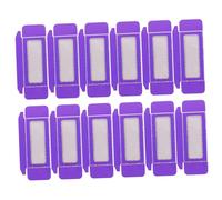 Ipetboom 12Pcs Lightweight Eyelash Box Packaging Window, Paper Material Fake Nail Organizer for Nail Art Stickers and Rhinestones, Safe to Use and Carrying in Your Purse or Handbag