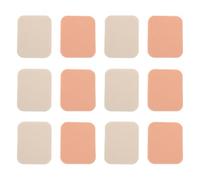 Ipetboom 12Pcs Makeup Puff for Women White and Skin Tone Square Cosmetic Powder Pads Soft and Safe for Wet Dry Foundation Application Facial Care Tool for Delicate Touch and Smooth Finish