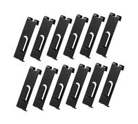 Ipetboom 12pcs Metal Grid Panel Hooks for Wall Organization Heavy-Duty Iron Wire Hangers for Picture Molding Art Studio Retail Display and Pegboard Tool Hanging Easy No-Tool Installation