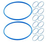 Ipetboom 12pcs Microphone Shock Mount Rubber Bands: Microphone Shock Bands Compatible for BETA58A/87A - Condenser Mic Holder Rings Accessories For Stage Use