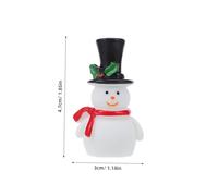 Ipetboom 12pcs Mini Resin Snowman Figurines Christmas Ornaments with Delicate Detail for DIY Fairy Garden Micro Landscape Cake Toppers Cute Frosty Snowman Decoration for Holiday Gifting and