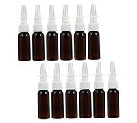 Ipetboom 12pcs Multipurpose Nasal Spray Bottles for Cosmetics Perfume and Liquid Storage Leak Design Convenient Portable Containers for Travel and Daily Use