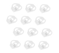Ipetboom 12pcs Small Silicone Tube Clips with Fingertip Shut-Off Control Siphon Hose Clamps for Flow Stop Elastic Tubing Clamps for Water Pipe and Vacuum Use Easy One-Hand Operation