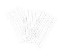 Ipetboom 12pcs Transparent Shoe Strap Grips with Self-Adhesive Heel Cushion Pads for Women Sandals Sling Back Shoes Anti-rubbing Heel Liners Prevent Blisters and Foot