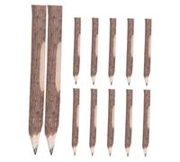 Ipetboom 12pcs Wooden Twig Pencils Natural Rustic School Supplies Writing Tools for Classroom Decor Bridal Shower Party Prize