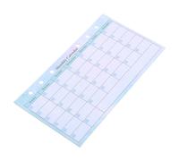 Ipetboom 14 Sheets Monthly Planning Refill for 6 Ring Binder with Six-hole Design, Blue Paper Sheets, Refillable and Prevents Ink Bleeding, for Office and On-the-go Use