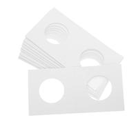 Ipetboom 150pcs Cardboard Coin Holders for All Coins Easy Open-Close Paper Flips Protective Storage for Collectors to Safeguard and Display