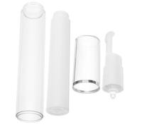 Ipetboom 15ml Airless Eye Cream Pump Dispenser Refillable Travel Container for Eye Serum Vacuum Tube A-head for On-the-go Use