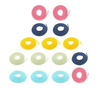 Ipetboom 15pcs 1.4m Mixed Color Cable Protectors Spring Cable Sleeves Wire Hiders for Phone Charger Organizer for Home and Office