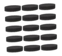 Ipetboom 15pcs Activated Carbon Makeup Brush Cleaning Sponge Dry Cleaning Brush Cleaner Blending Sponge for Home Travel Business