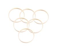 Ipetboom 15pcs Bamboo Dreamcatcher Rings Creative Round DIY Craft Tools for Handmade Decorations for Wall Hangings Mandalas and Custom Projects