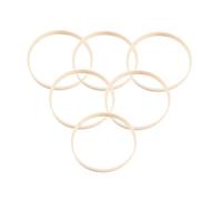 Ipetboom 15pcs Bamboo Dreamcatcher Rings Creative Round DIY Craft Tools for Wall Hanging Smooth Finish Material for Handmade Projects and Mandalas