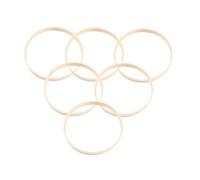 Ipetboom 15pcs Bamboo Dreamcatcher Rings Round Fan Frame DIY Craft Accessories for Wall Hanging Smooth Natural Material for Macrame Mandalas Curtain Rings and Handmade Projects