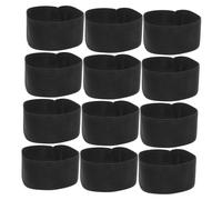 Ipetboom 15pcs Black Mourning Armbands Elastic Funeral Bands for Memorial Services and Remembrance Ceremonies Convenient Black Bands Expressing Respect and Grief for Deceased
