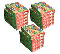 Ipetboom 15pcs Christmas Advent Calendar Boxes for Candy and Sweets DIY Countdown Treat Boxes Festive Paper Compartments for Holiday Party Favors and Family Celebrations