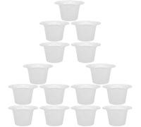 Ipetboom 15pcs Disposable Chamber Pot Urine Jug Smooth Edges Non-Skid Base for Hospital Elderly and Travel Use Capacity Easy to Clean Portable Night Urine Pot