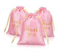 Ipetboom 15pcs Drawstring Present Bag Elegant Party Candy Bags Soft Touch Packing Wedding Birthday for Gifts