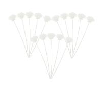 Ipetboom 15pcs Faux Flower Diffuser Refill Sticks Essential Oil Aroma Diffuser Replacement for Home Decor No Maintenance Required Stylish Pe Foam Design for Bathroom and Office Use
