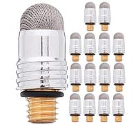 Ipetboom 15PCS M5 Thread 6.0mm Mesh Stylus Pen Tips Replacement, Conductive Silver Fiber Capacitive Touchscreen Nibs Compatible with Tablets and Phones