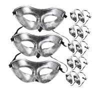 Ipetboom 15pcs Vintage Venetian Masquerade Half Face Masks for Men Women Elegant Prom Party Eye Masks for Halloween Carnival Cosplay Dancing Ball with Refined Craftsmanship and Secure Fit