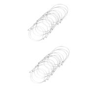 Ipetboom 16 pcs Stainless Steel Mason Jar Hangers for Mouth Jars Easy to Install Wire Handles for Weddings Parties Home Decor and More