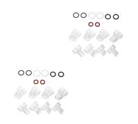 Ipetboom 16pcs Hydro Facial Machine Tips For Water Oxygen Facial Beauty And Suction Machine Replacement Spare Parts Heads Care Skin Head Caps, 1X0.8X0.8in