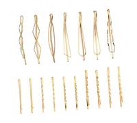 Ipetboom 17pcs Hair Clips Manmade for Women and Girls Mixed Styles Elegant Hair Accessories for Various Occasions for Dress-up and Everyday Wear